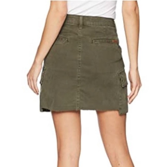 Joe’s Jeans The Cargo Mini Skirt Olive Green Size 28 (4-6) - Picture 5 of 10